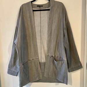 Oak + Fort Grey Cardigan